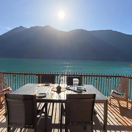 Апартаменты La Les Pieds Dans L'eau, Acces Direct Au D'annecy Дуссар